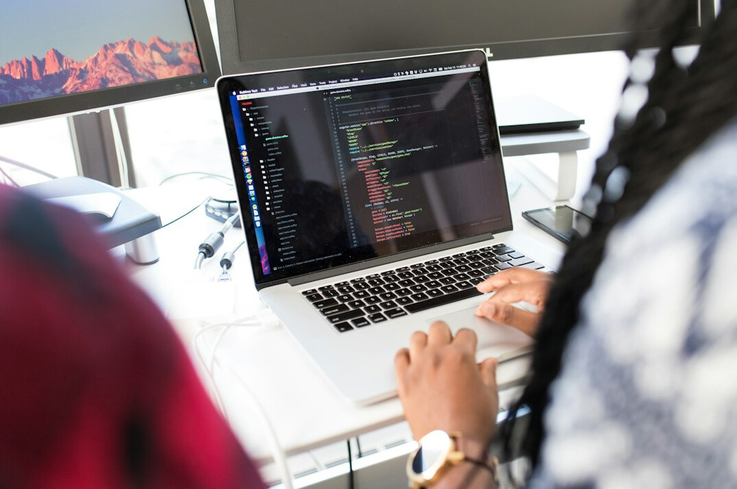 developers working on code